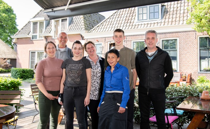 groepsfoto cafe bisto Geertien